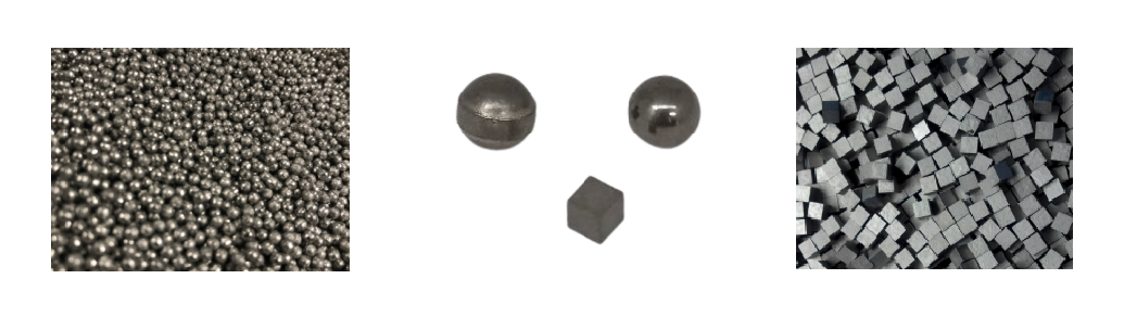 Tungsten Balls-Spheres-Cubes