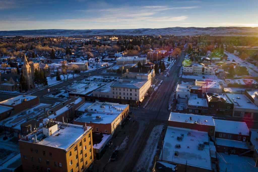 Laramie WY Aerial View